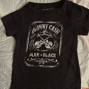 Girls Johnny cash tee size 5T